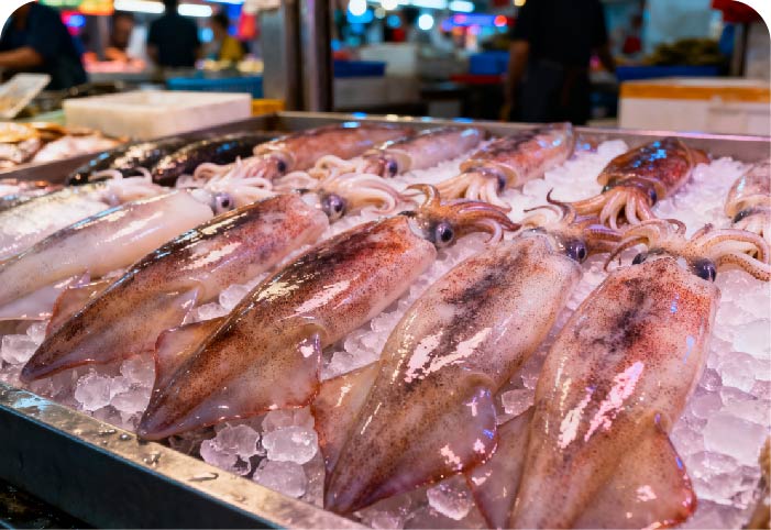 特大号新鲜墨鱼